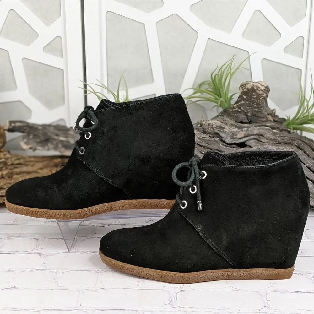 Cole Haan Grand OS Leslie Suede Wedge Bootie